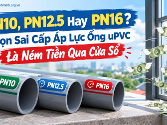 PN10, PN12.5 Hay PN16? Chọn Sai Cấp &Aacute;p Lực Ống uPVC L&agrave; N&eacute;m Tiền Qua Cửa Sổ