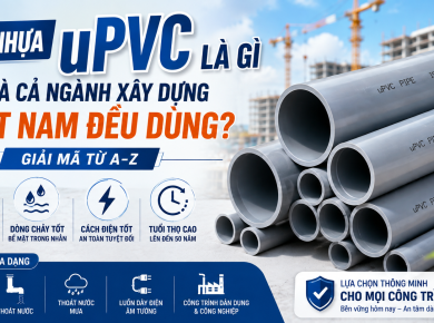 Ống Nhựa uPVC L&agrave; G&igrave; M&agrave; Cả Ng&agrave;nh X&acirc;y Dựng Việt Nam Đều D&ugrave;ng? Giải M&atilde; Từ A-Z