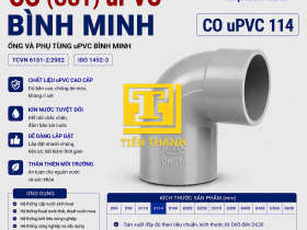 CO (C&uacute;t) uPVC 114 B&Igrave;NH MINH (90 độ)