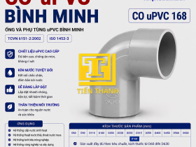 CO (C&uacute;t) uPVC 168 B&Igrave;NH MINH (90 độ)
