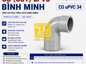 CO (C&uacute;t) uPVC 34 B&Igrave;NH MINH (90 độ)