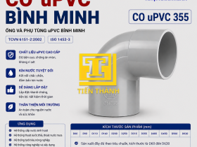 CO (C&uacute;t) uPVC 355 Gia C&ocirc;ng (90 độ)