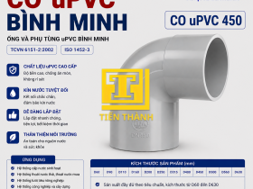 CO (C&uacute;t) uPVC 450 B&Igrave;NH MINH (90 độ)