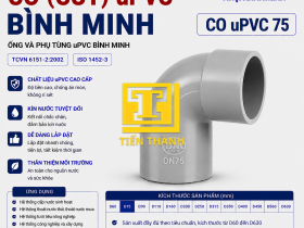 CO (C&uacute;t) uPVC 75 B&Igrave;NH MINH (90 độ)