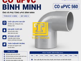 CO (C&uacute;t) uPVC 560 B&Igrave;NH MINH (90 độ)