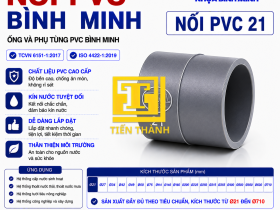 NỐI PVC 21 B&Igrave;NH MINH 