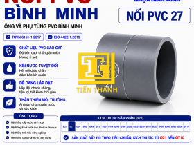 NỐI PVC 27 B&Igrave;NH MINH 