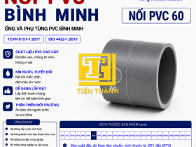 NỐI PVC 60 B&Igrave;NH MINH 
