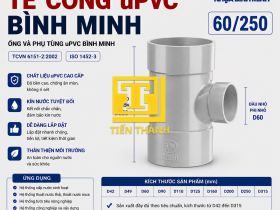 T&ecirc; Cong R&uacute;t (Giảm) uPVC B&igrave;nh Minh (D60-D250) - Phụ Kiện Gia C&ocirc;ng