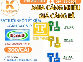 BÉC TƯỚI NHỎ TIẾT KIỆM _ GẮN DÂY 5 LY